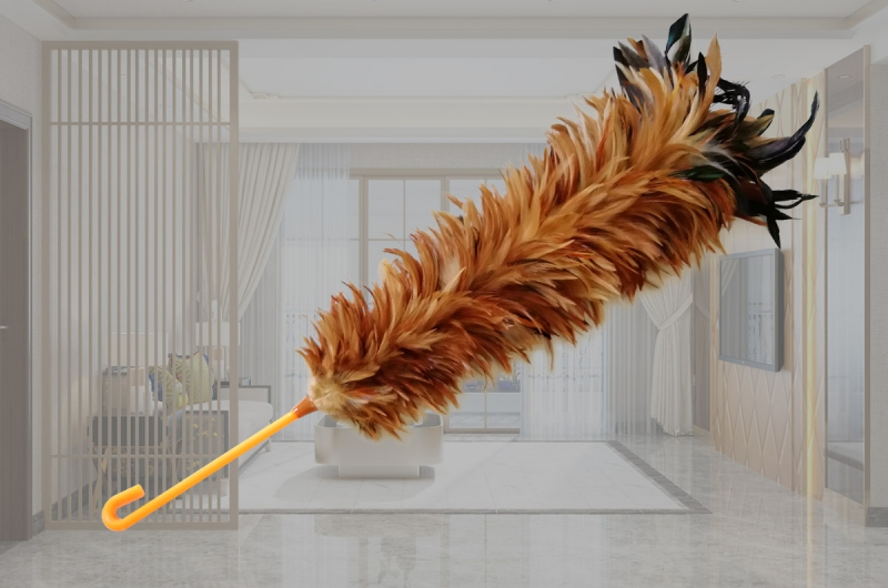 (8006尖)全长73公分 毛区55公分 手柄20公分